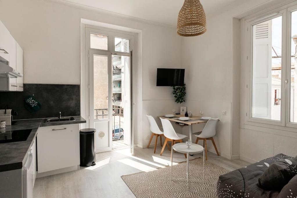 Charmant Studio Arbore Et Climatise Carcassonne Exterior foto